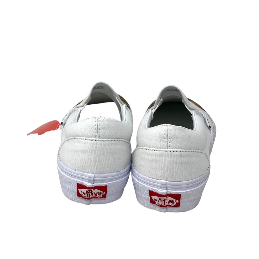 VANS Classic Slip On Shoes Low Top White Men’s Canvas Sneakers Skate VN000XG8AZQ - Picture 4 of 10